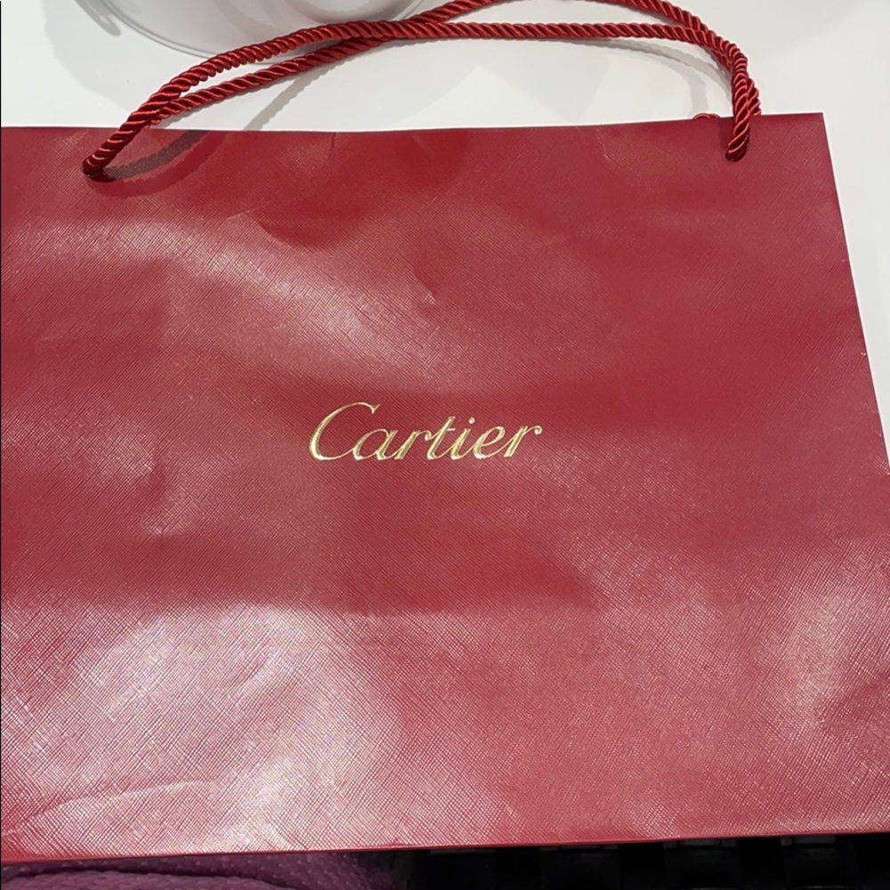 Authentic Cartier Shopping Bag